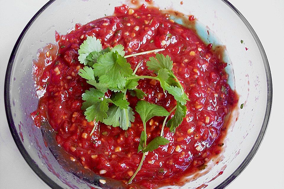 Chili - Tomaten - Honig - Grillsauce