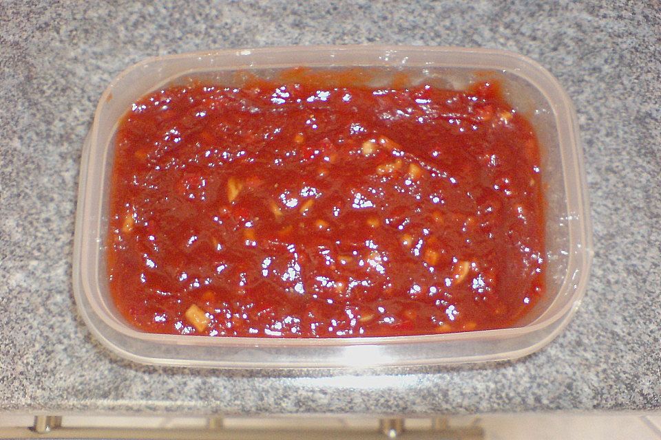 Chili - Tomaten - Honig - Grillsauce