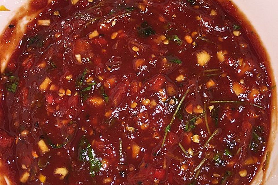 Chili - Tomaten - Honig - Grillsauce