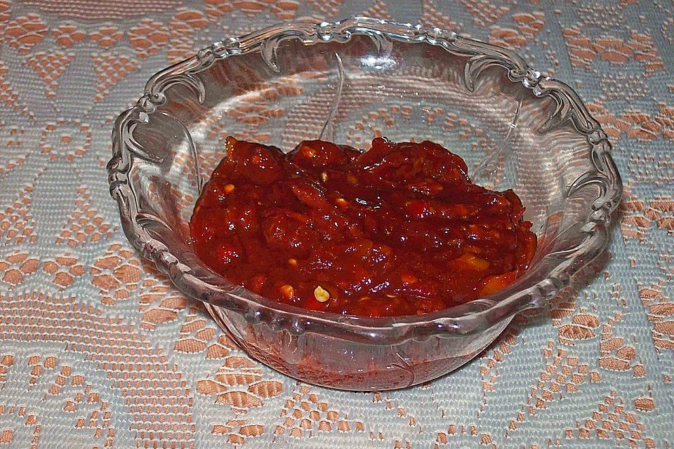 Chili - Tomaten - Honig - Grillsauce