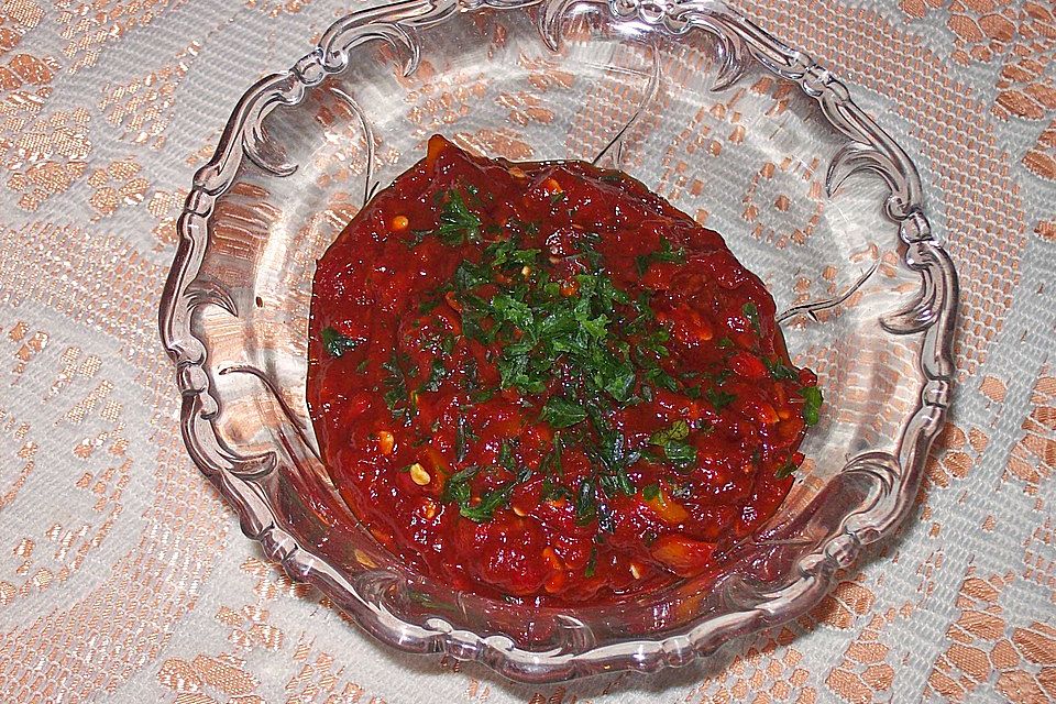 Chili - Tomaten - Honig - Grillsauce