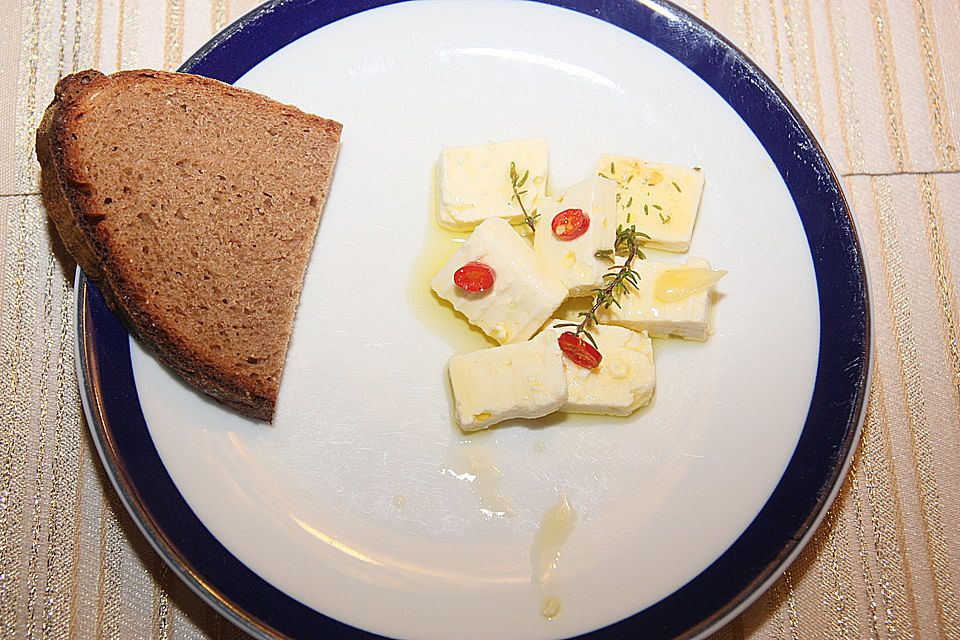 Eingelegter Feta