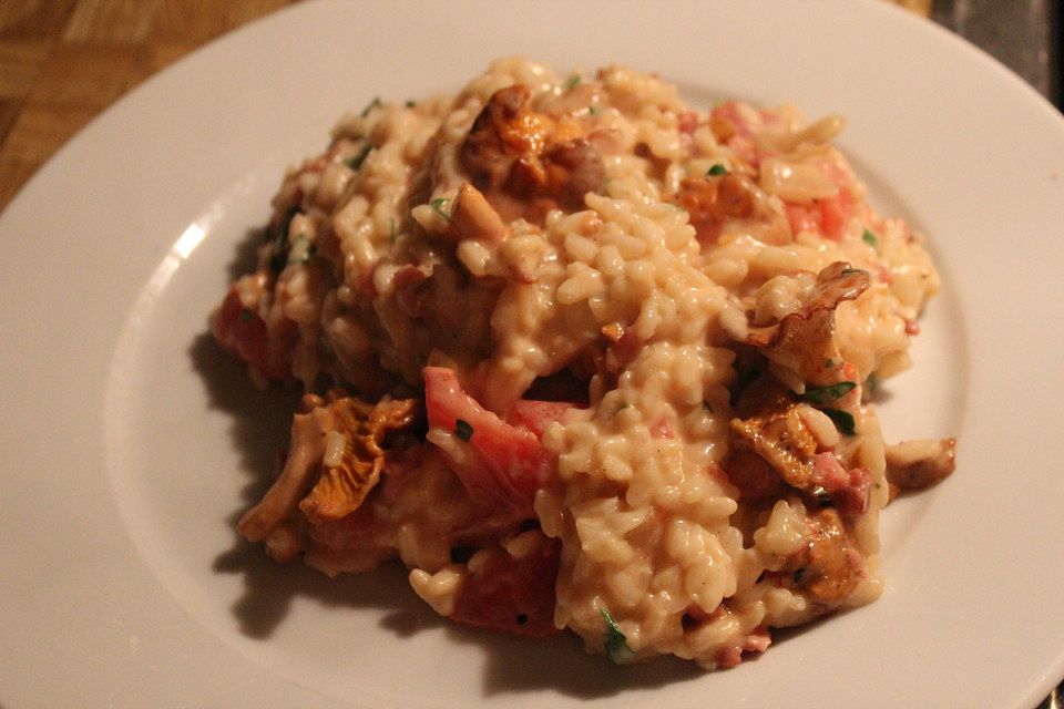 Risotto mit Pfifferlingen