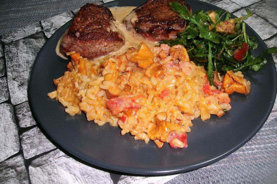 Risotto mit Pfifferlingen