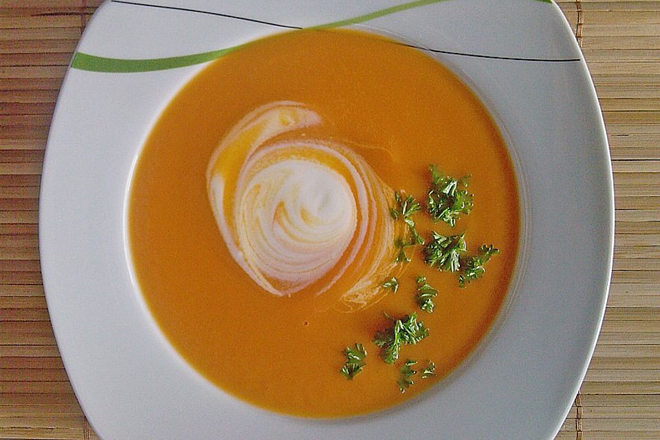 Möhren - Ingwer - Suppe