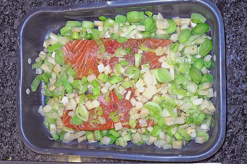 Lachs nach Spanischer Art