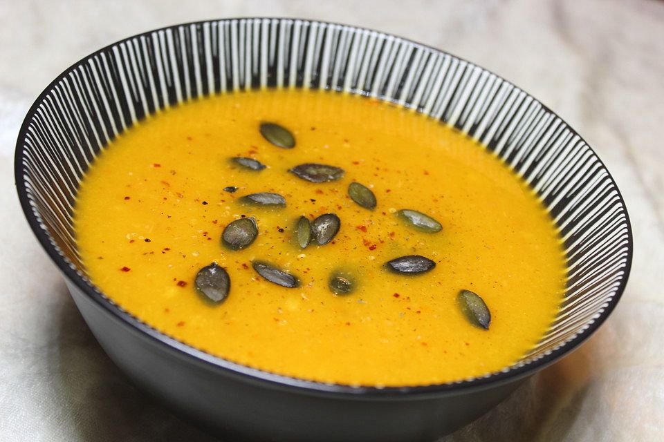 Pastinaken-Kürbis-Suppe