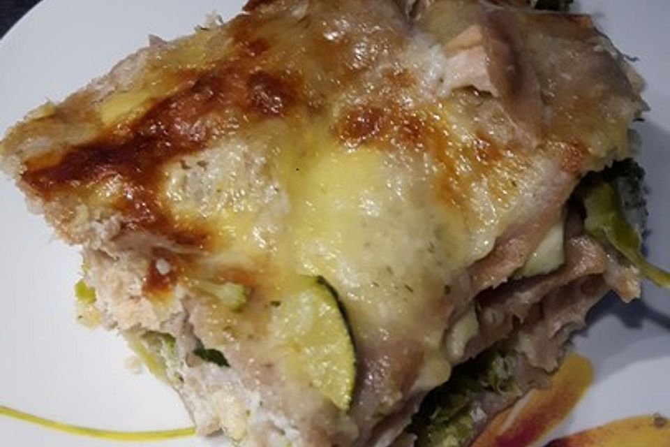 Lachs - Brokkoli - Lasagne