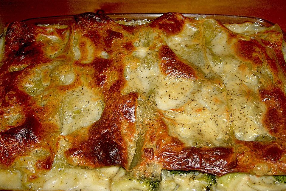 Lachs - Brokkoli - Lasagne