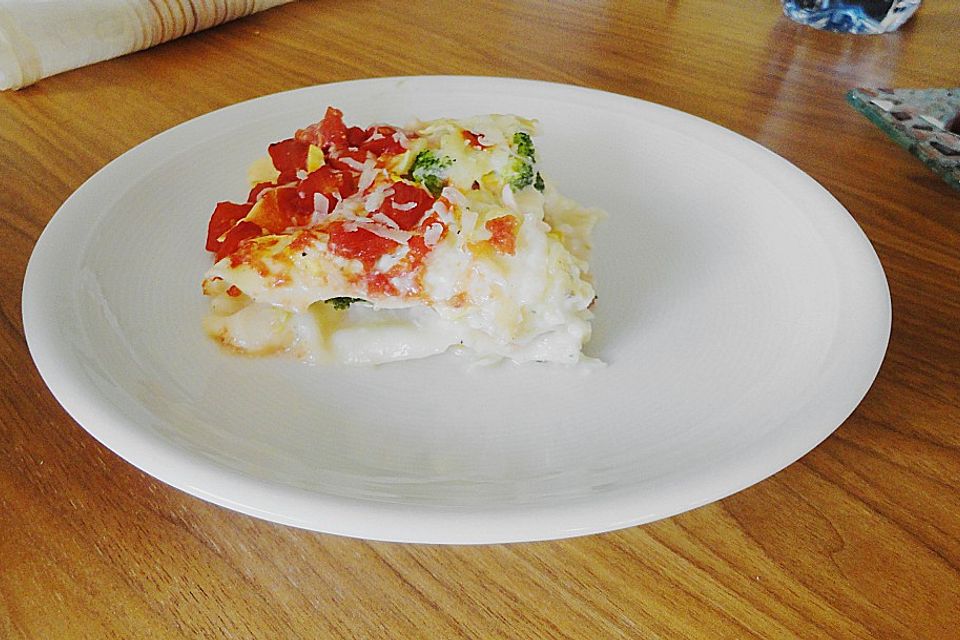 Lachs - Brokkoli - Lasagne