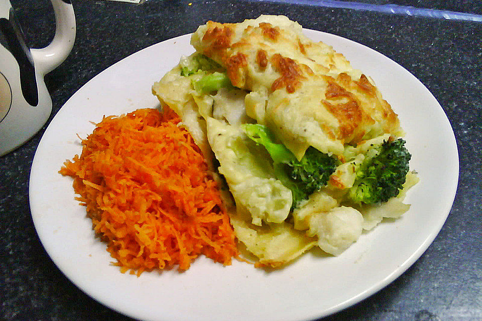 Lachs - Brokkoli - Lasagne