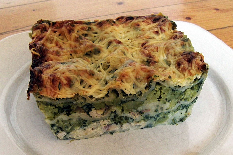 Lachs - Brokkoli - Lasagne