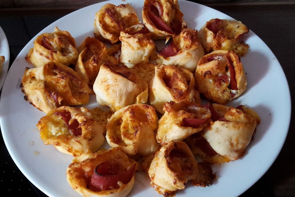 Mini-Pizzaschnecken