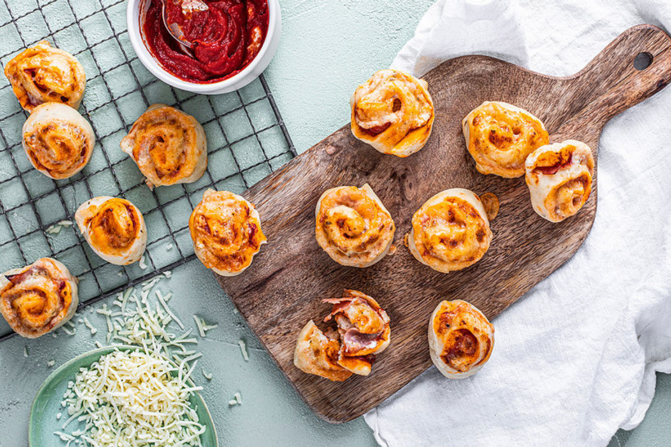 Mini-Pizzaschnecken