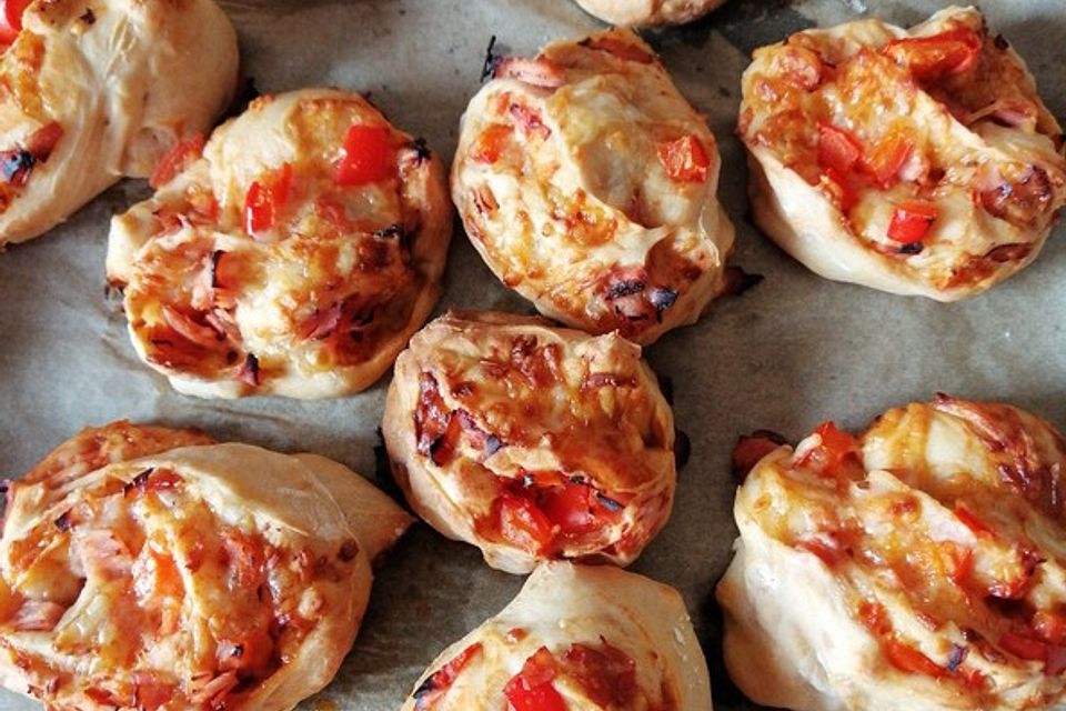 Mini-Pizzaschnecken