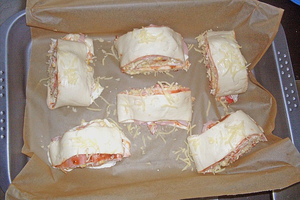 Mini-Pizzaschnecken