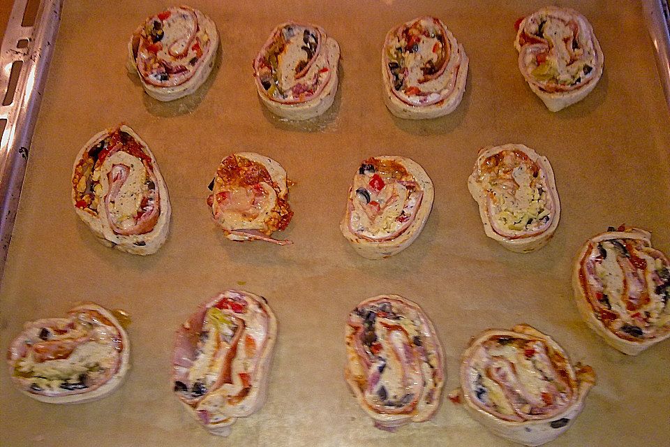 Mini-Pizzaschnecken