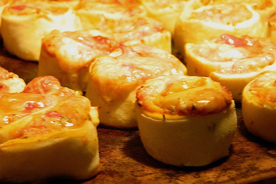 Mini-Pizzaschnecken