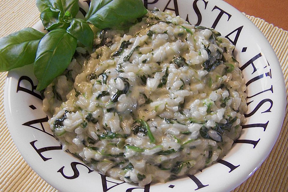 Spinat - Risotto