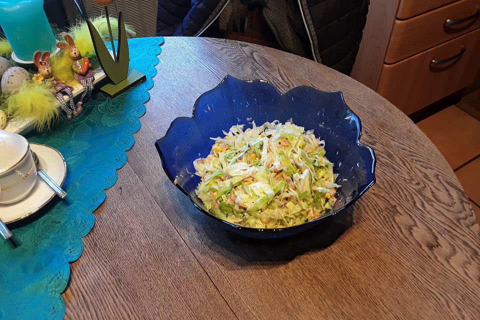 Eisbergsalat mit Thunfisch