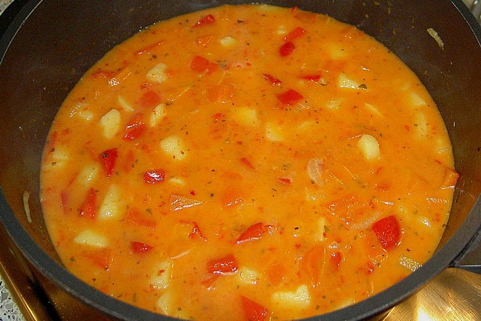 Paprika - Gemüse- Gulasch