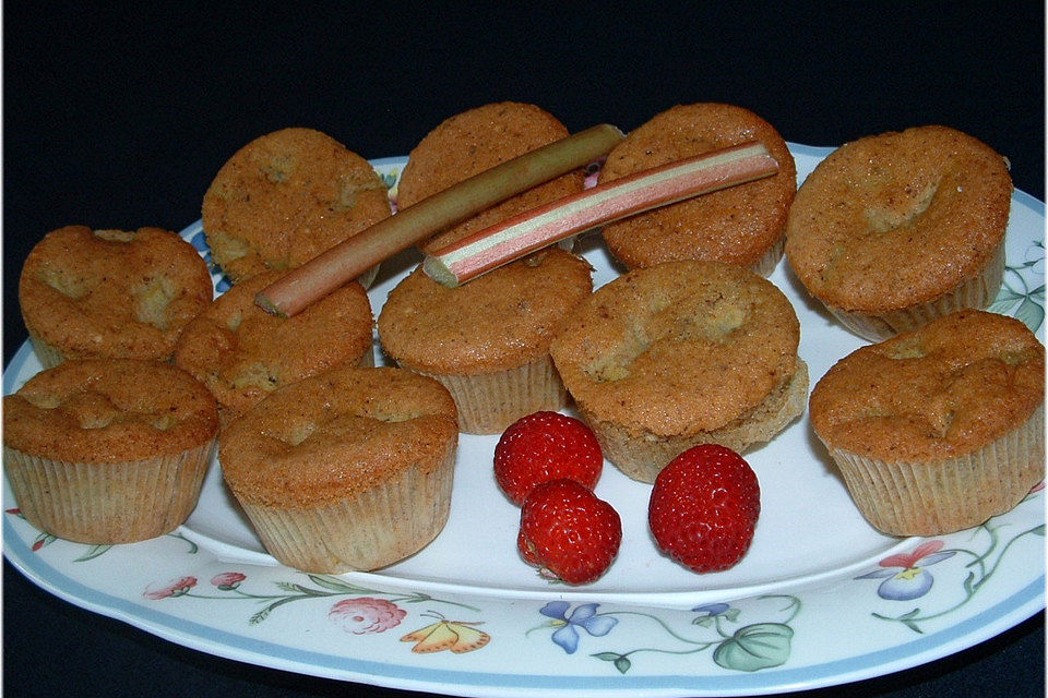 Rhabarber - Muffins