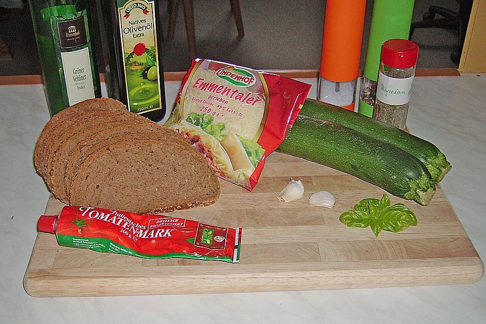 Brot - Zucchini - Auflauf