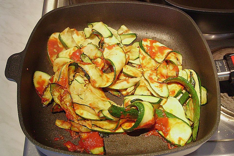 Brot - Zucchini - Auflauf