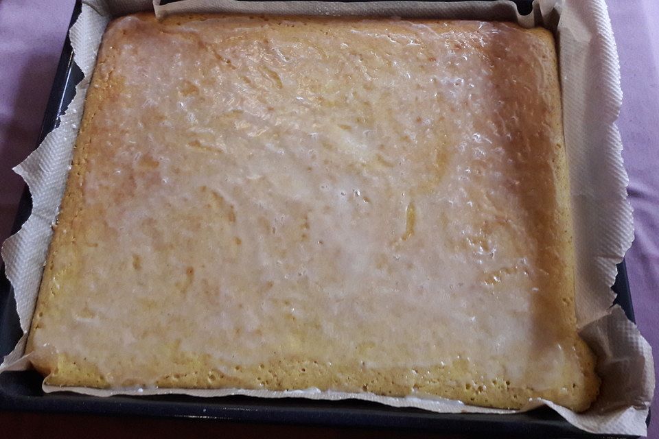 Zitronenkuchen vom Blech