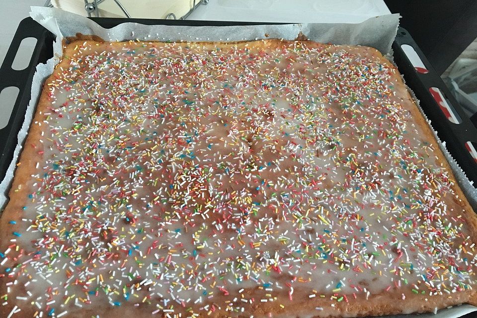 Zitronenkuchen vom Blech