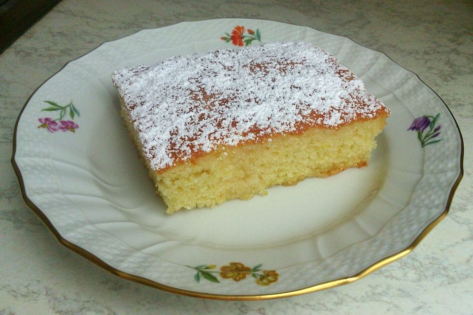 Zitronenkuchen vom Blech