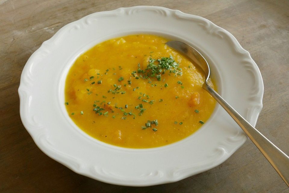 Leckerschmecker Kartoffel - Kürbissuppe