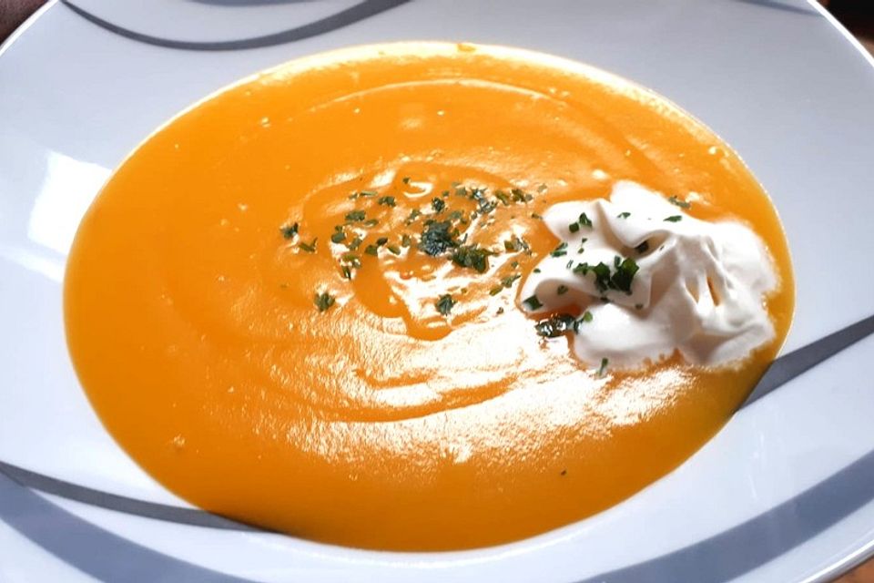 Leckerschmecker Kartoffel - Kürbissuppe