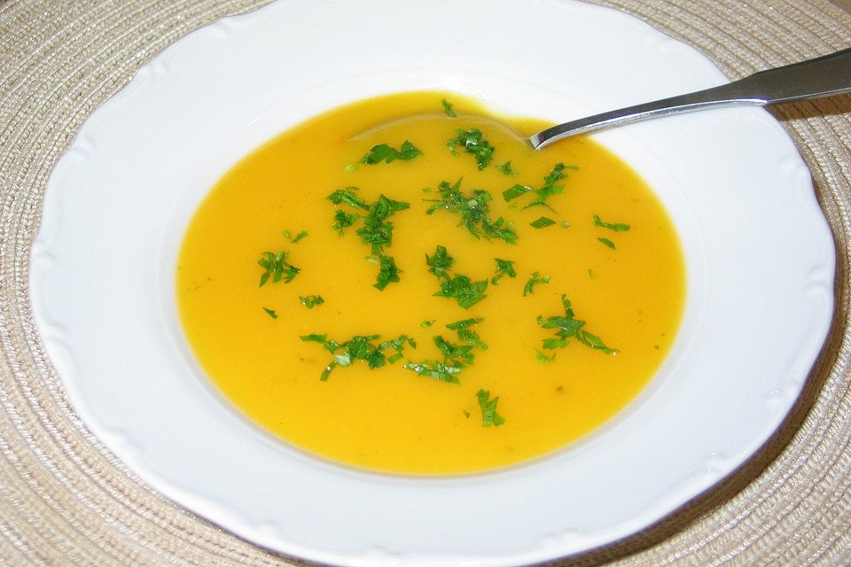 Leckerschmecker Kartoffel - Kürbissuppe