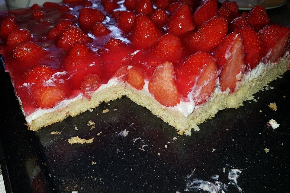 Erdbeerkuchen