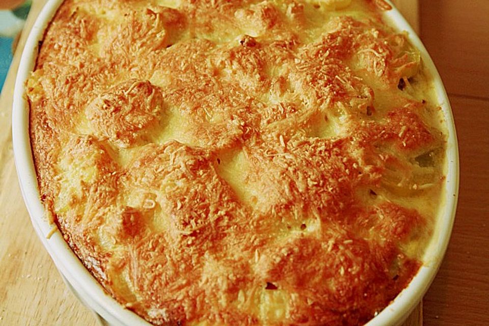 Lauchgratin a la feuermohn