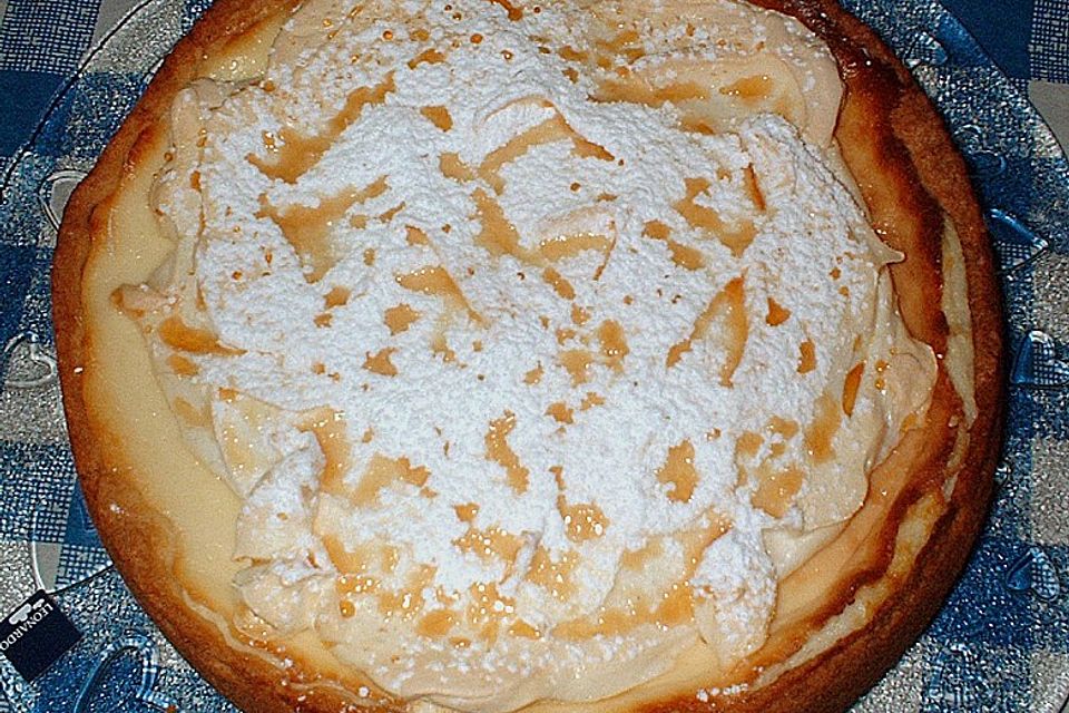 Vanille - Käsekuchen mit Eischneehaube