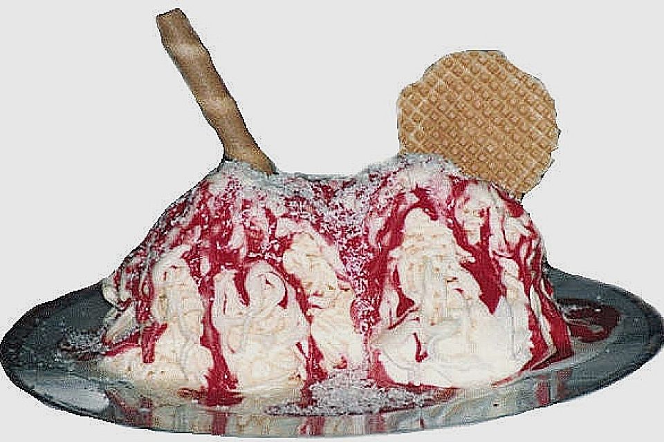 Weihnachtliches Eis