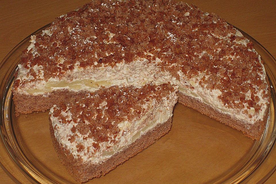 Birnen - Schokoladen Torte