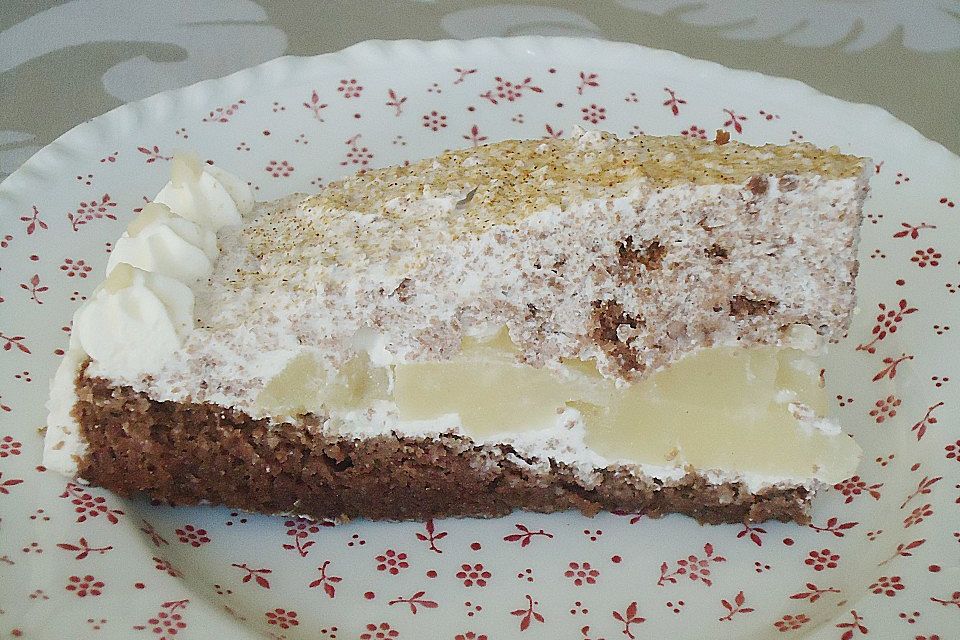 Birnen - Schokoladen Torte