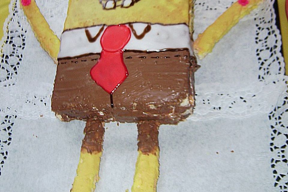 Spongebob - einfache Schokokusstorte