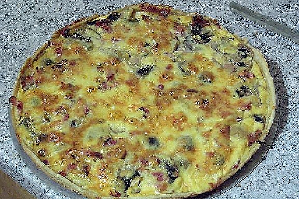 Champignon-Käse-Torte