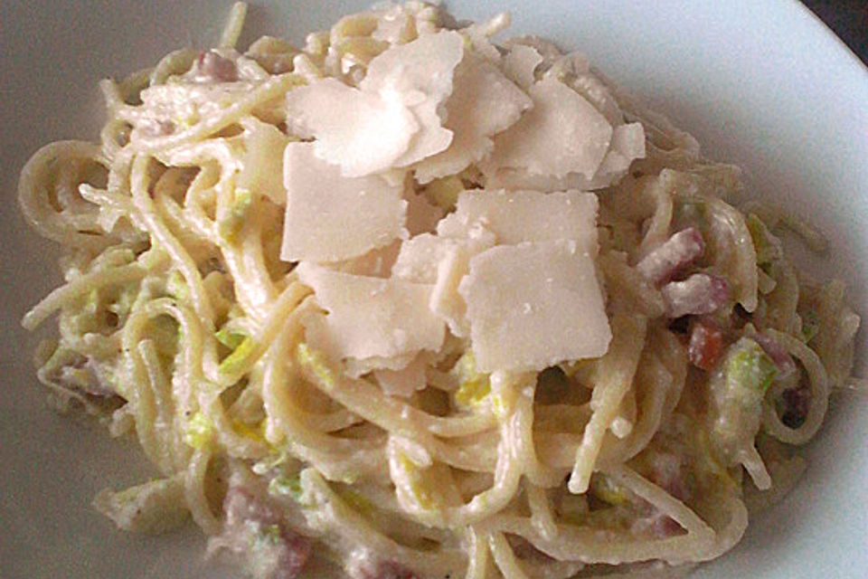 Spaghetti Lauch - Carbonara