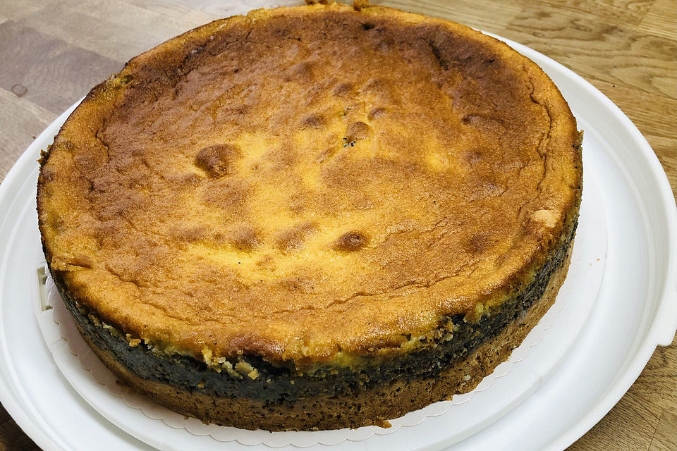 Thüringer Mohnkuchen mit Eierschecke