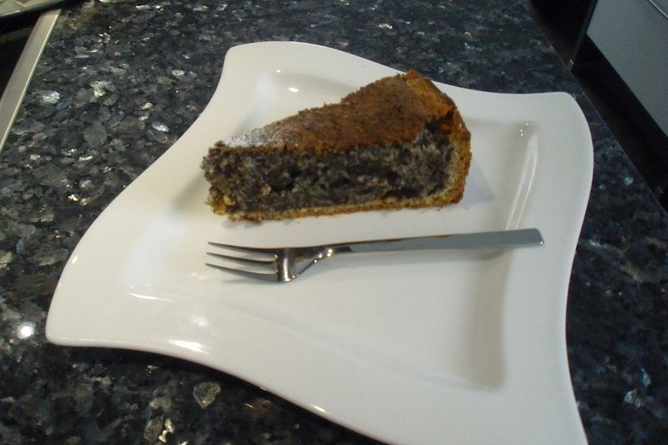 Thüringer Mohnkuchen mit Eierschecke