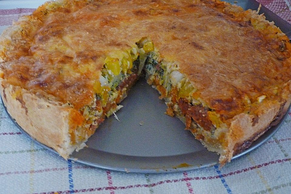 Hackfleisch - Quiche