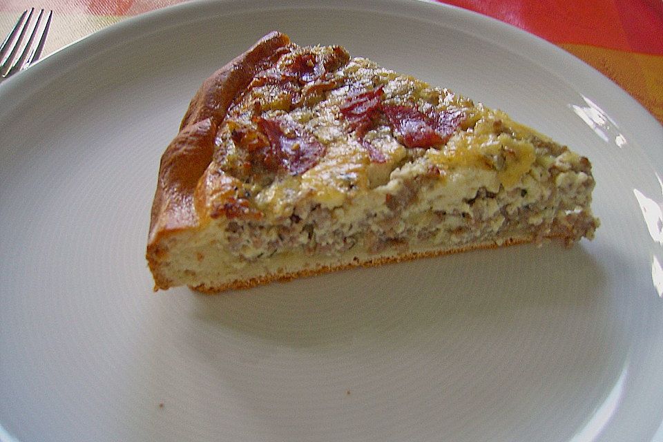 Hackfleisch - Quiche