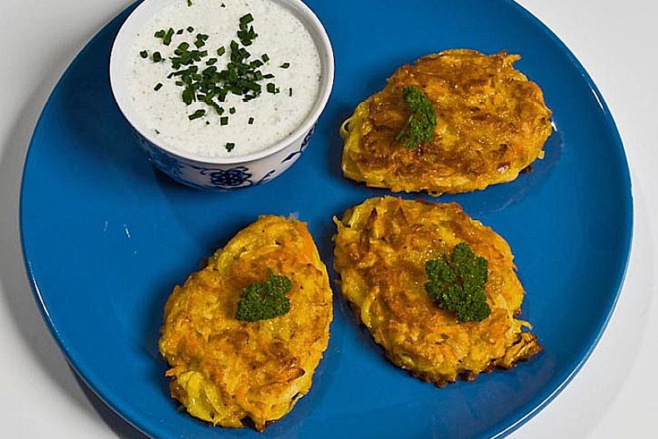 Möhren - Kartoffel - Rösti