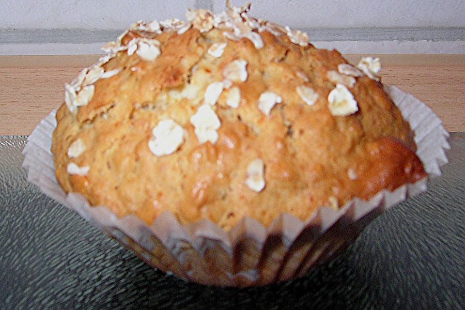 Haferflocken - Honig - Muffins