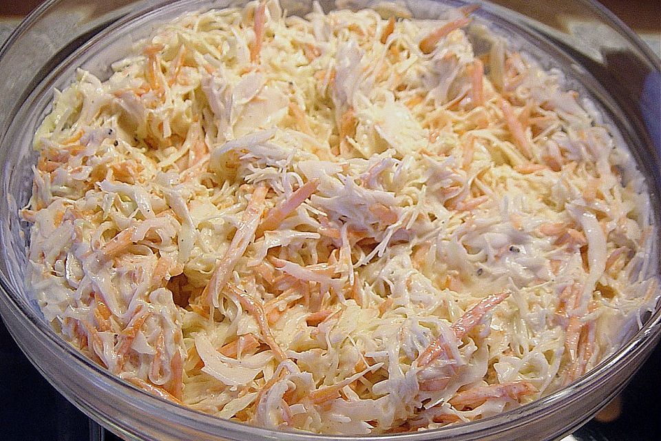 Weißkraut - Karotten - Salat